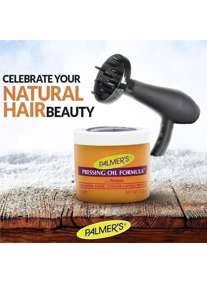 PALMER'S Palmers Hair Cream Pressing Oil Formula With Protien - 150 Gm - Image 3